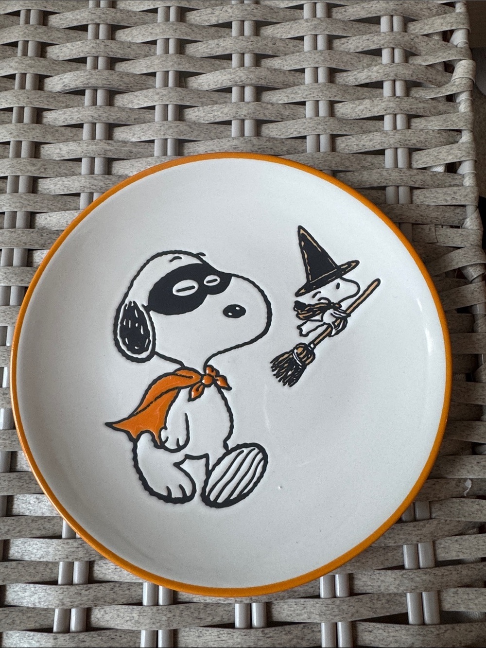 Snoopy Halloween Plate